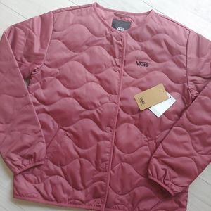 Vans NEW womens Forces II Jacket Rose Pink